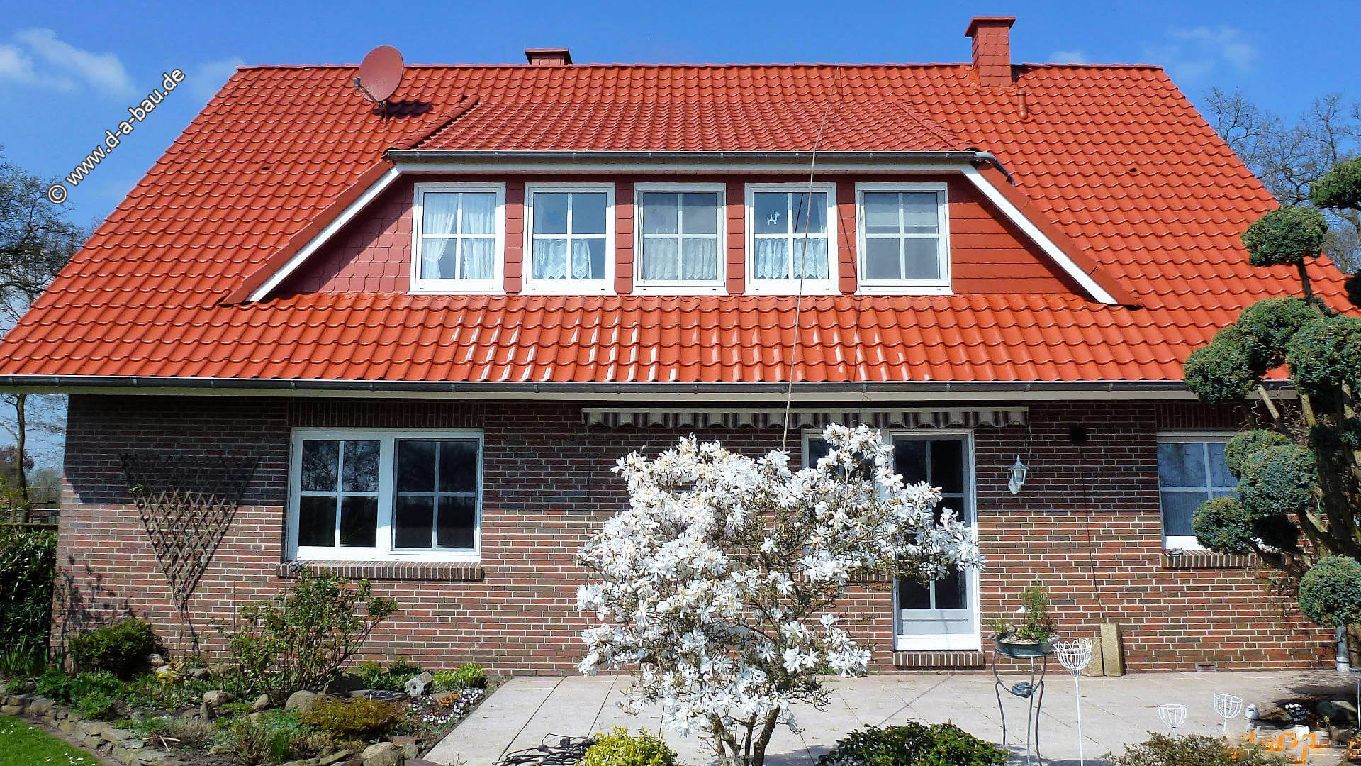 Hesel Ziegelrot Glänzend